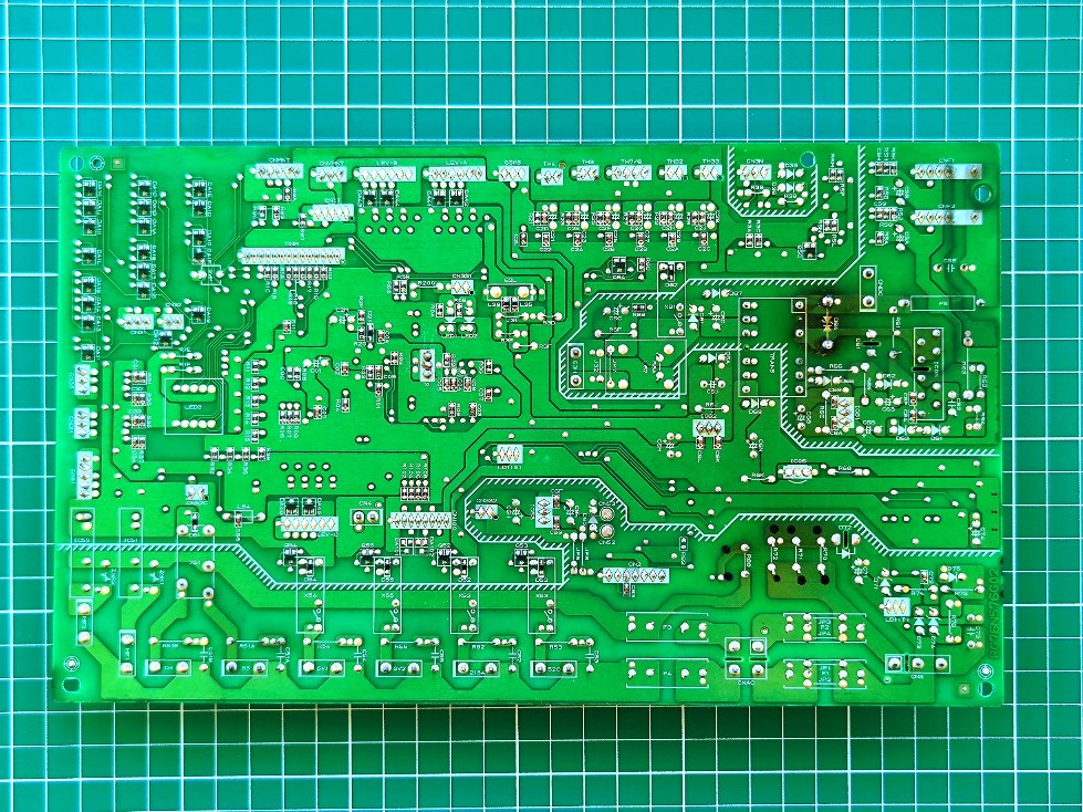 REPARACIÓN DE PLACA DE AIRE ACONDICIONADO MITSUBISHI RG76N576G02